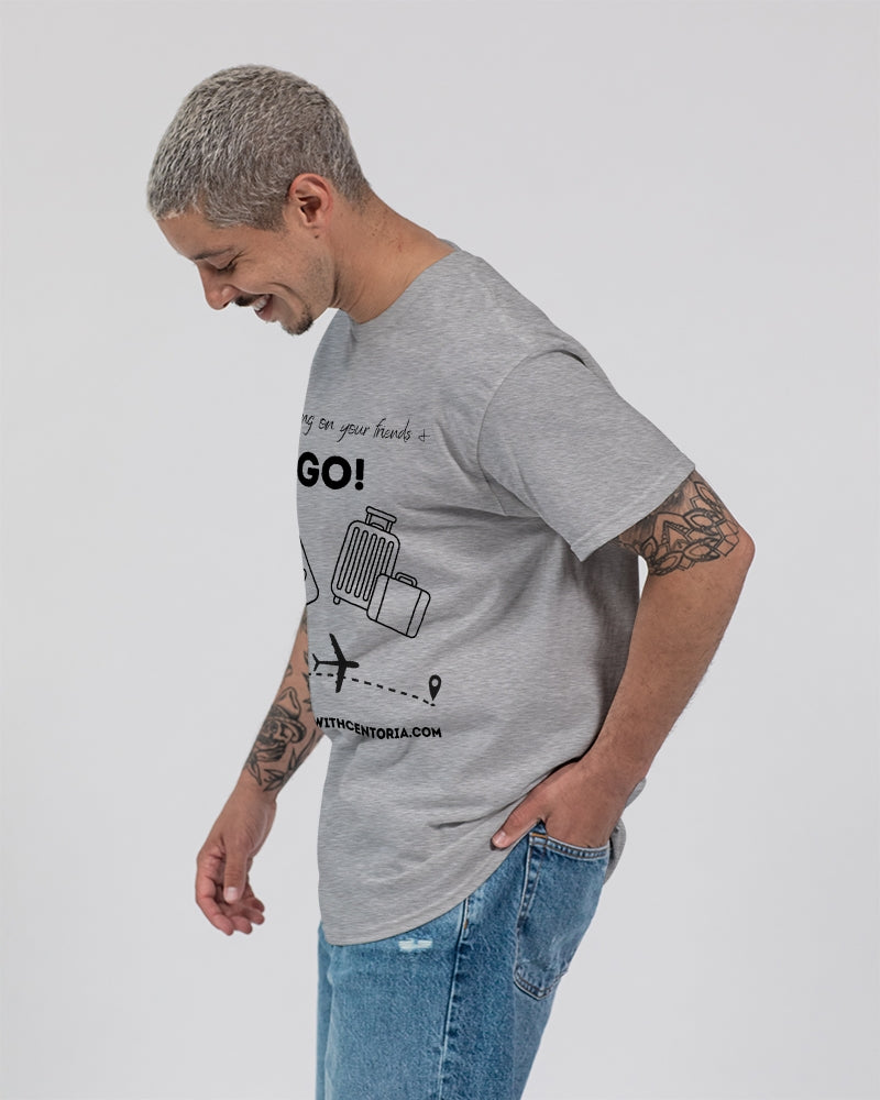 Stop Waiting - Gray Shirt / Black Font Unisex Ultra Cotton T-Shirt | Gildan