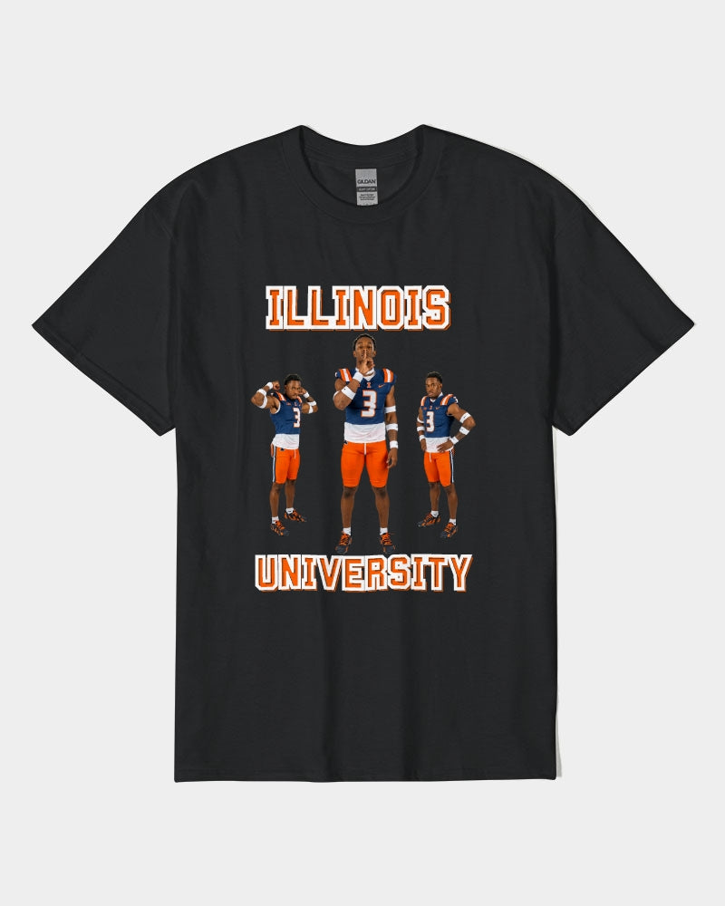 Illinois - 5 Front Unisex Heavy Cotton T-Shirt | Gildan