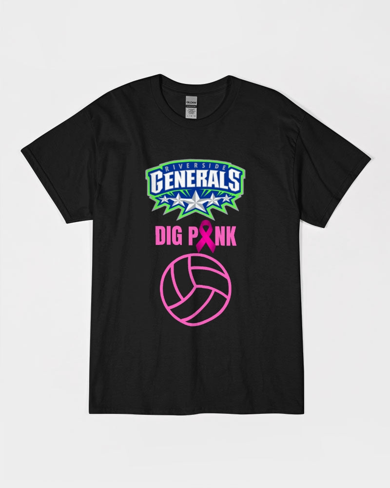 DIG PINK - 3 - Pink Unisex Ultra Cotton T-Shirt | Gildan