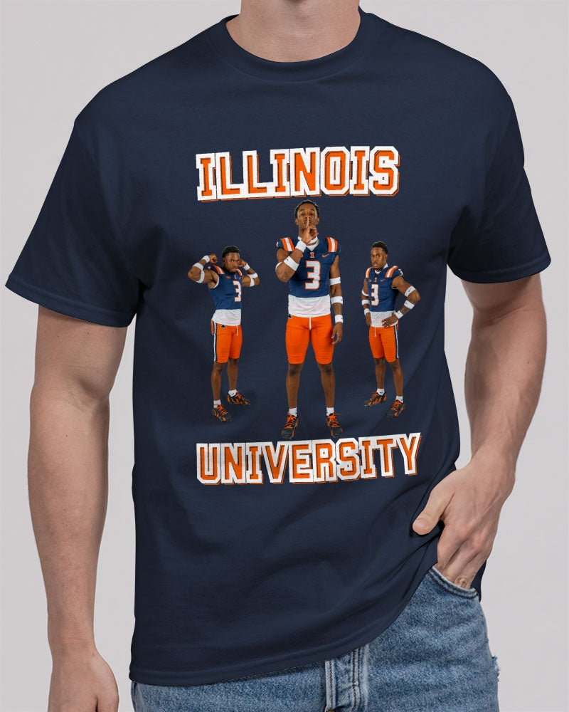 Illinois - 5 Front Unisex Heavy Cotton T-Shirt | Gildan