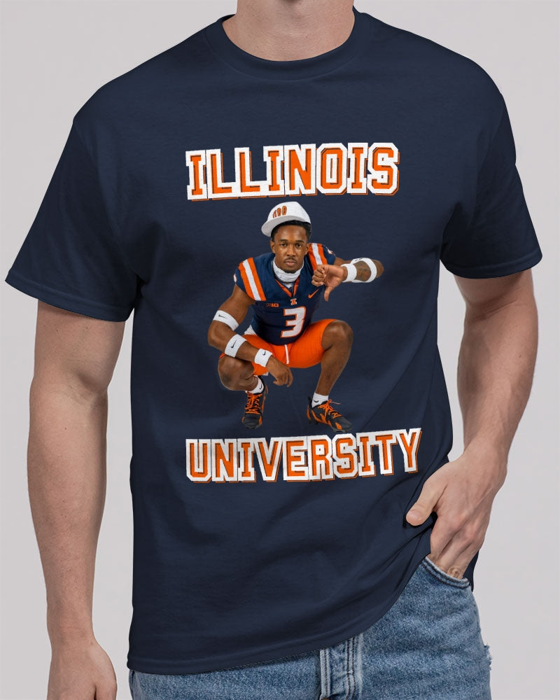 Illinois - 4 Front Unisex Heavy Cotton T-Shirt | Gildan