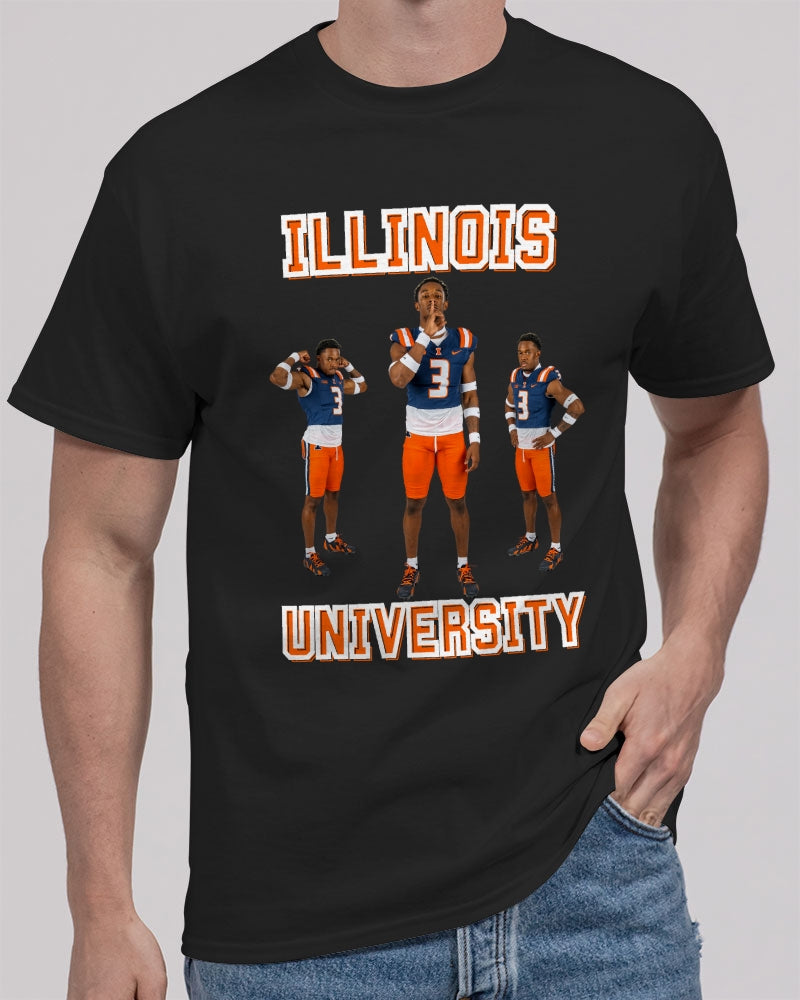 Illinois - 5 Front Unisex Heavy Cotton T-Shirt | Gildan
