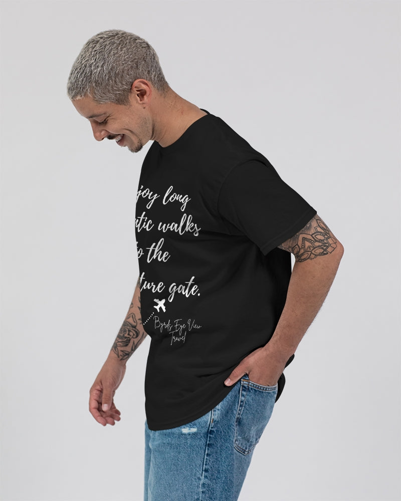 Romantic Walk - White Font Unisex Ultra Cotton T-Shirt | Gildan