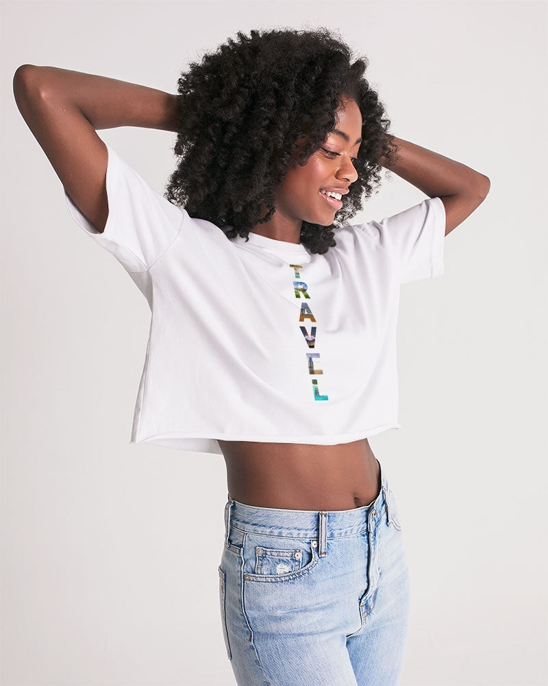 Travel - 2 Women's Lounge Cropped Tee