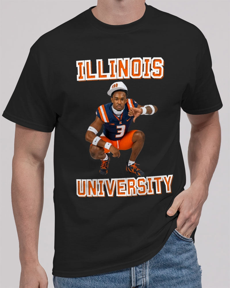 Illinois - 4 Front Unisex Heavy Cotton T-Shirt | Gildan