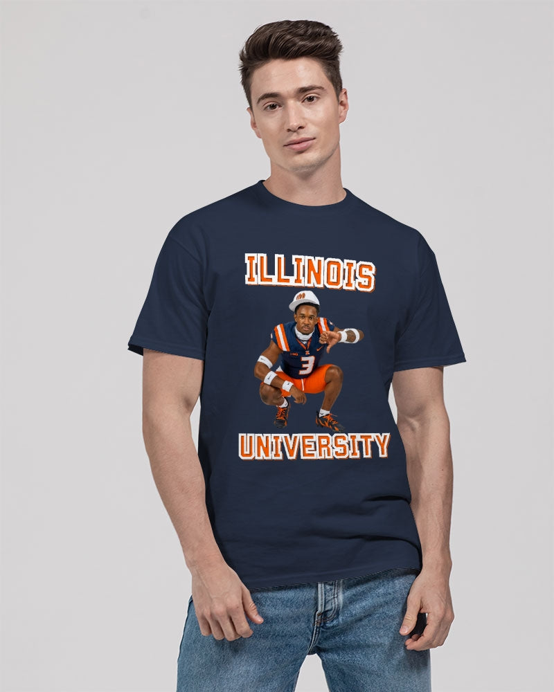 Illinois - 4 Front Unisex Heavy Cotton T-Shirt | Gildan