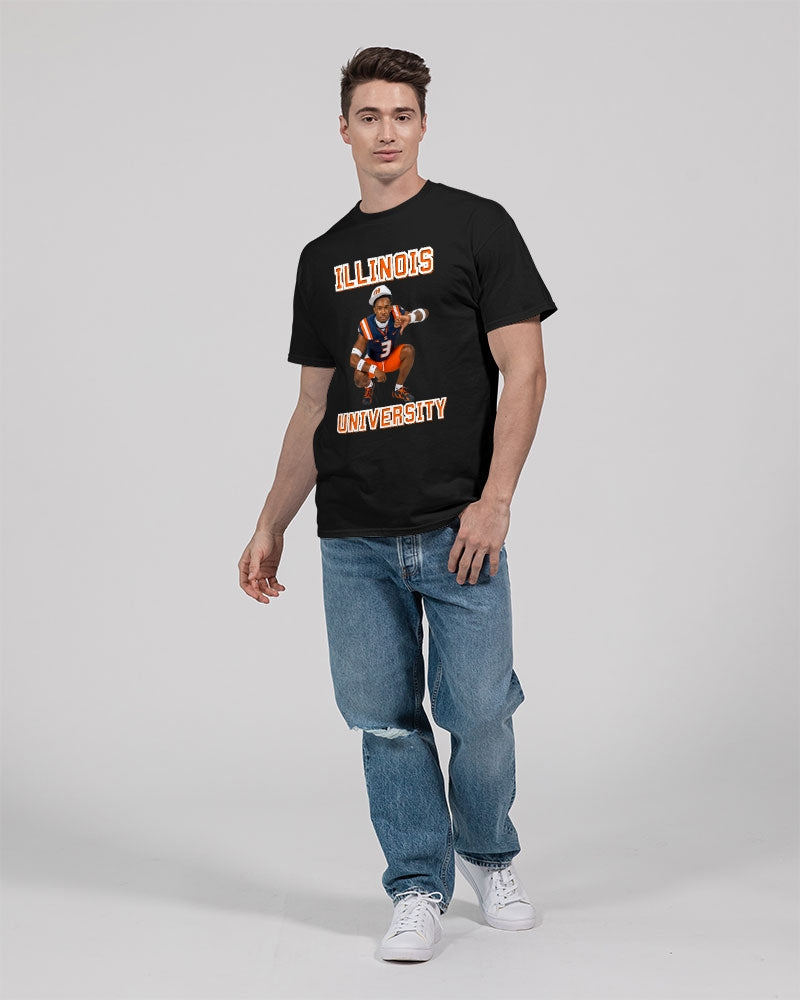 Illinois - 4 Front Unisex Heavy Cotton T-Shirt | Gildan