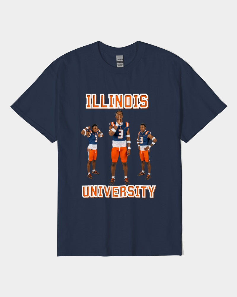 Illinois - 5 Front Unisex Heavy Cotton T-Shirt | Gildan