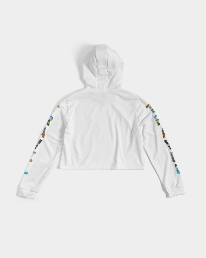 Travel - 2 Women's Cropped Hoodie