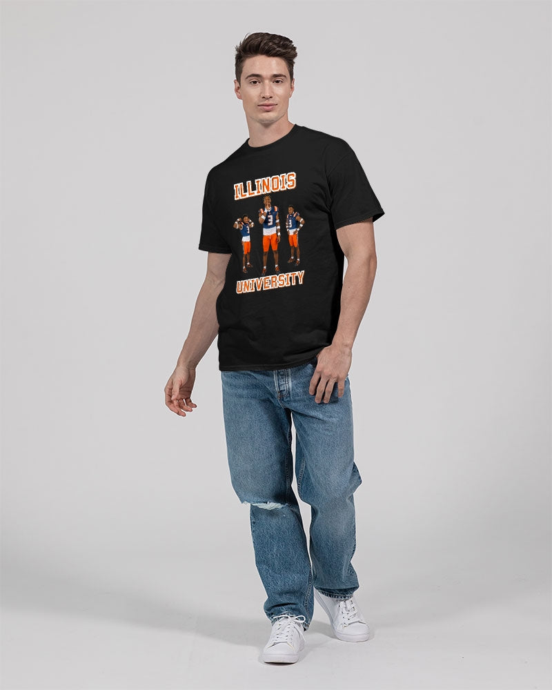 Illinois - 5 Front Unisex Heavy Cotton T-Shirt | Gildan