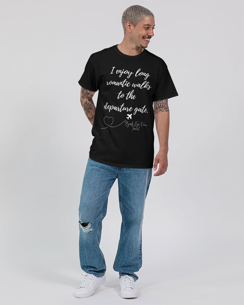 Romantic Walk - White Font Unisex Ultra Cotton T-Shirt | Gildan