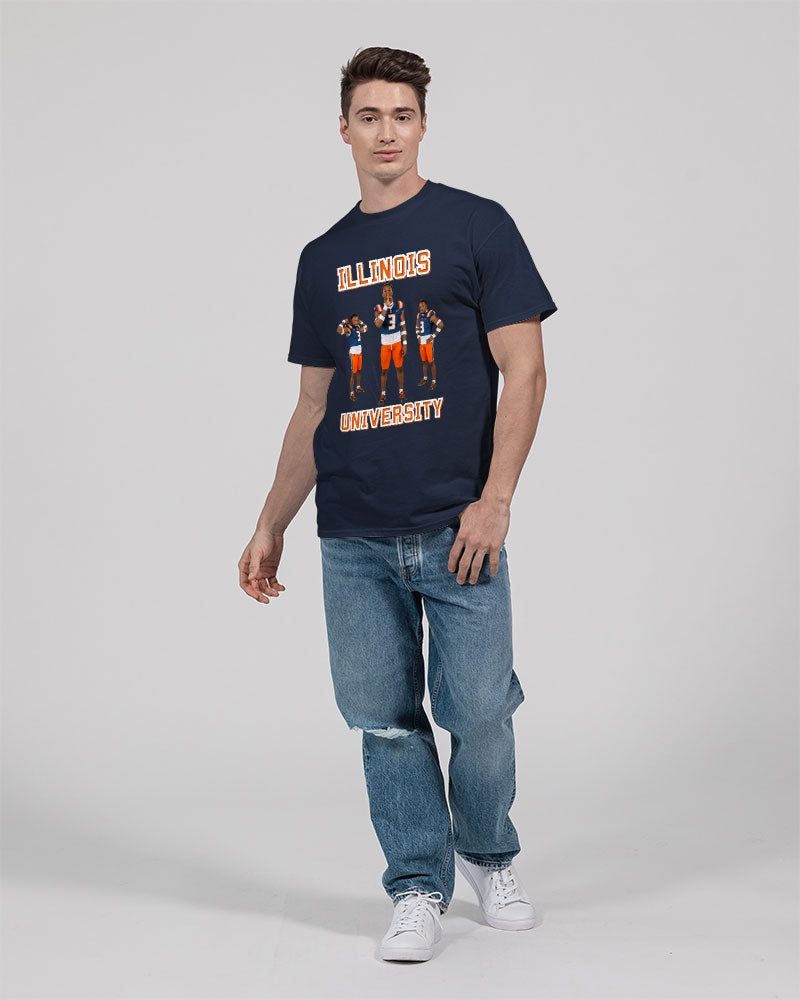 Illinois - 5 Front Unisex Heavy Cotton T-Shirt | Gildan