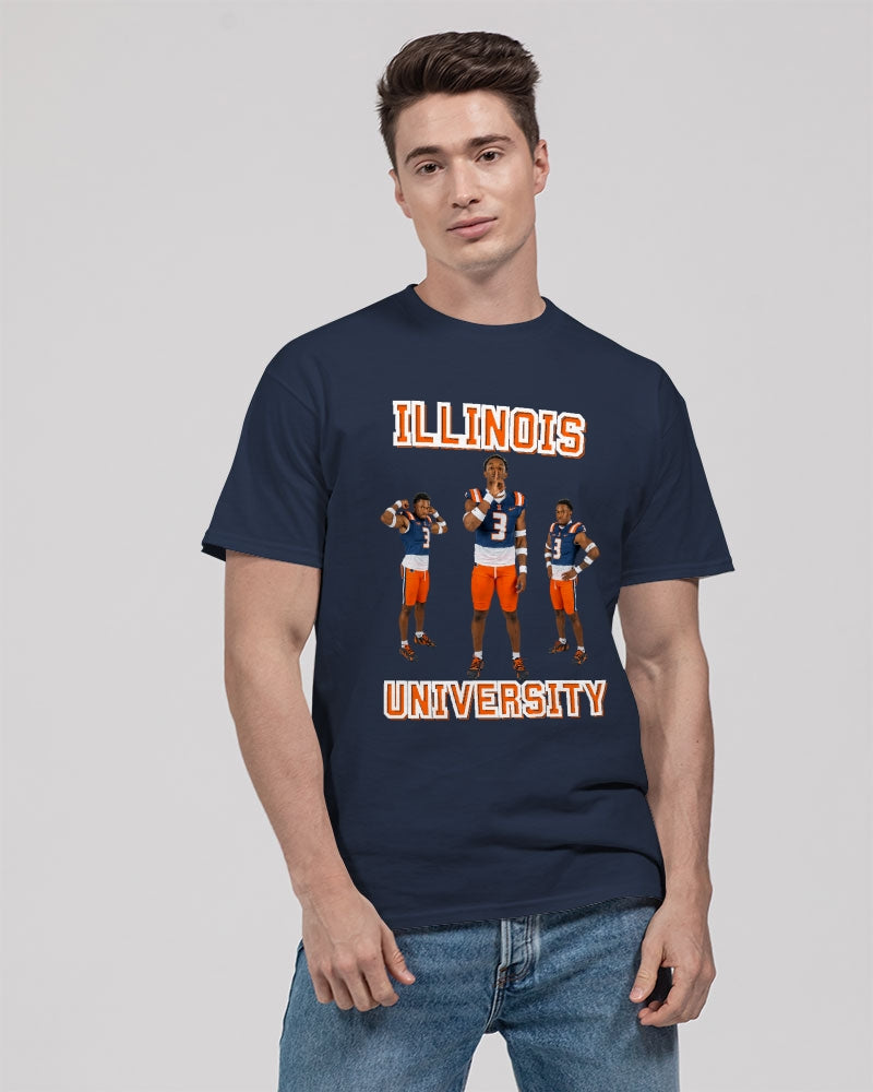 Illinois - 5 Front Unisex Heavy Cotton T-Shirt | Gildan