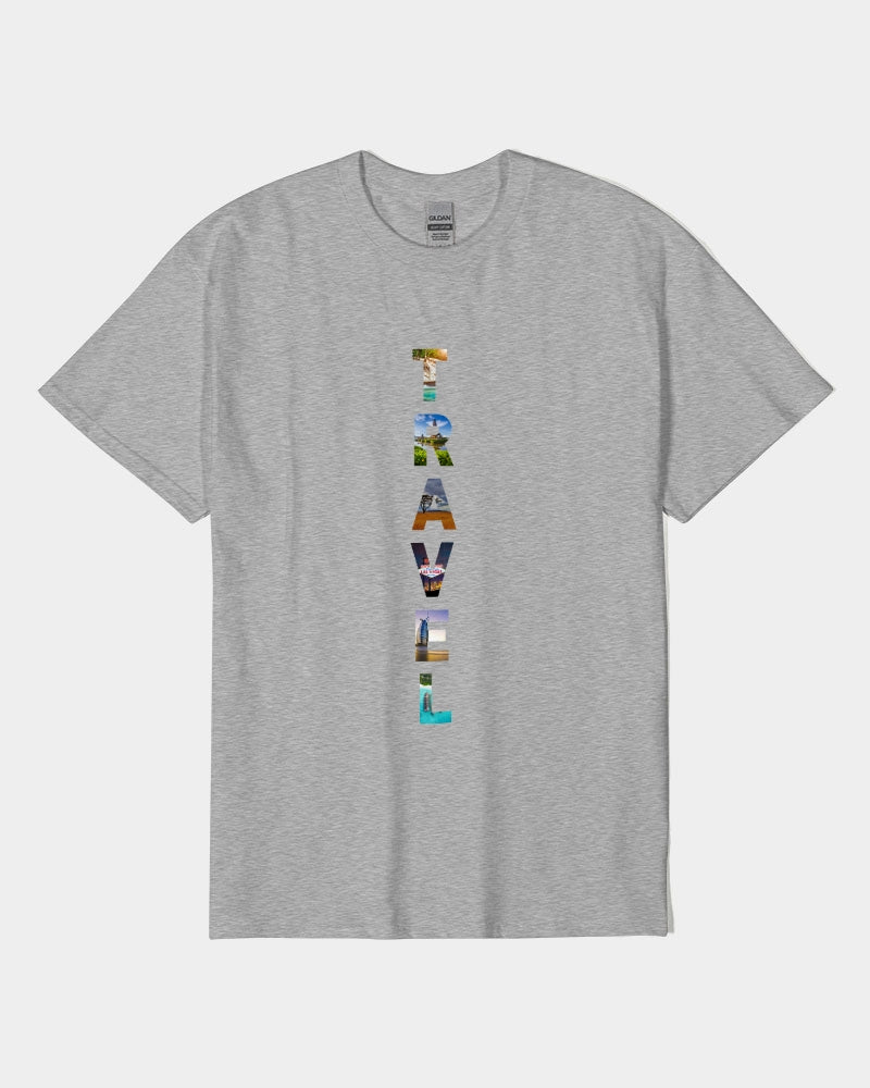 Travel - 2 Unisex Heavy Cotton T-Shirt | Gildan