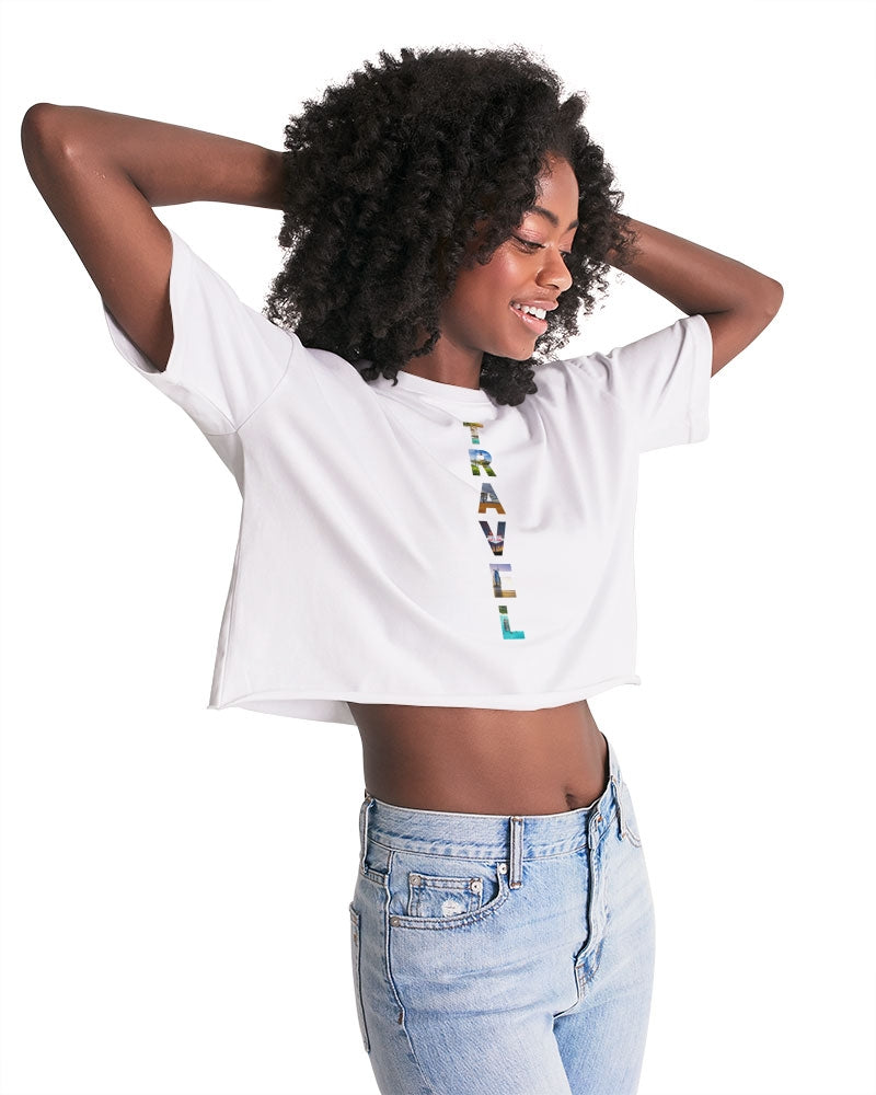 Travel - 2 Women's Lounge Cropped Tee