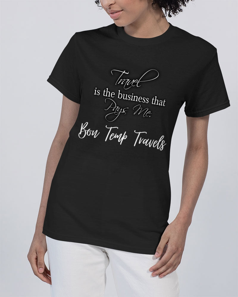 Adrian Ford - Travel is the business that Pays Me - 1 Unisex Heavy Cotton T-Shirt | Gildan