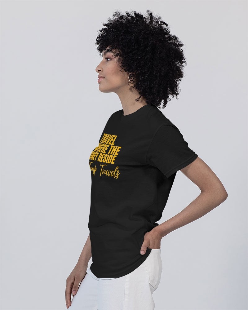 Adrian Ford - Travel Is Where... Unisex Heavy Cotton T-Shirt | Gildan