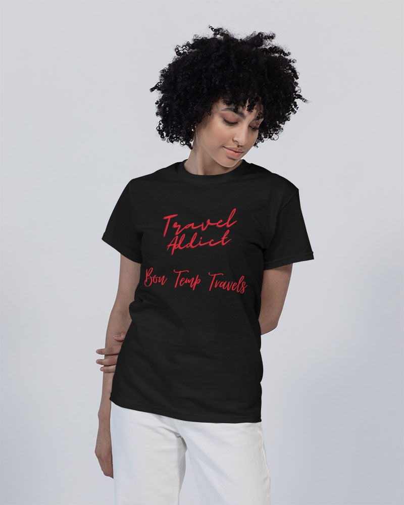 Adrian Ford - Travel Addict Unisex Heavy Cotton T-Shirt | Gildan