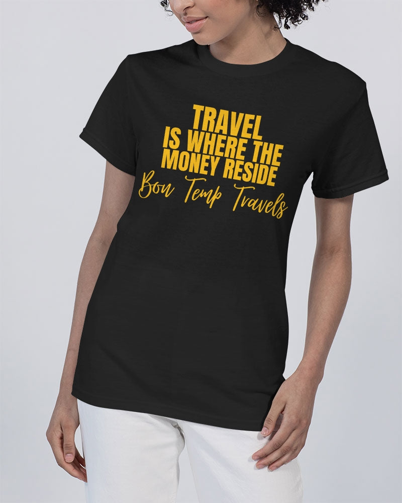 Adrian Ford - Travel Is Where... Unisex Heavy Cotton T-Shirt | Gildan