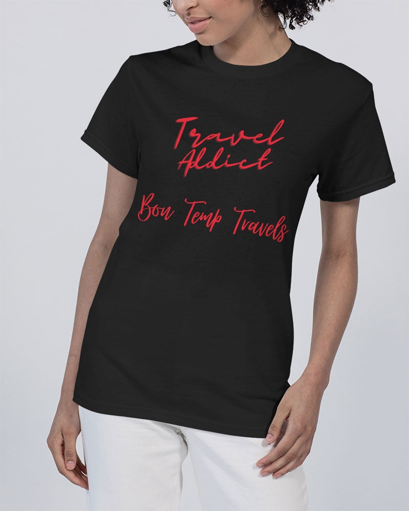 Adrian Ford - Travel Addict Unisex Heavy Cotton T-Shirt | Gildan