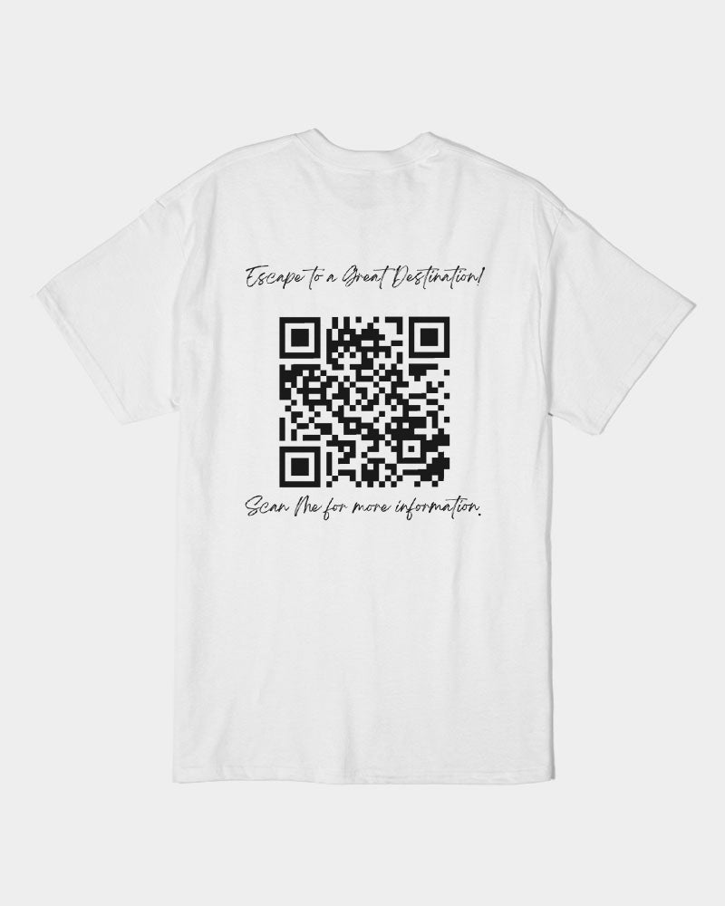 TRAVEL MORE WORK LESS - OSEPHA Unisex Heavy Cotton T-Shirt | Gildan