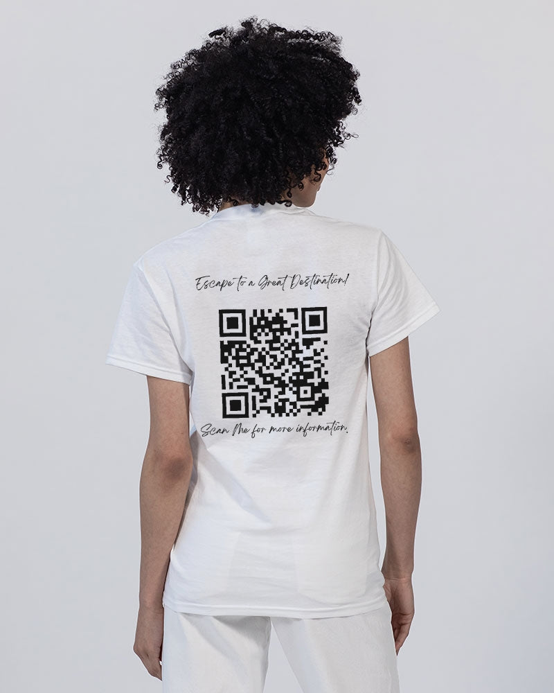 TRAVEL MORE WORK LESS - OSEPHA Unisex Heavy Cotton T-Shirt | Gildan