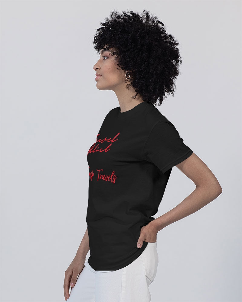 Adrian Ford - Travel Addict Unisex Heavy Cotton T-Shirt | Gildan