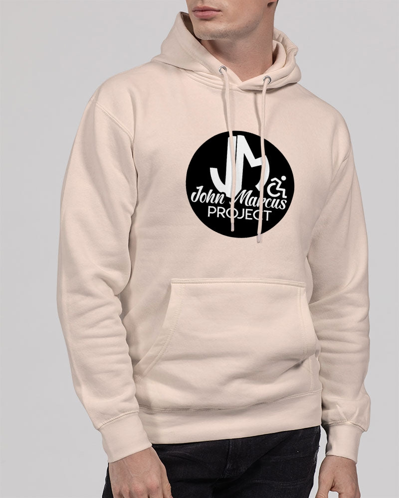John Marcus - Black & White Unisex Premium Pullover Hoodie | Lane Seven