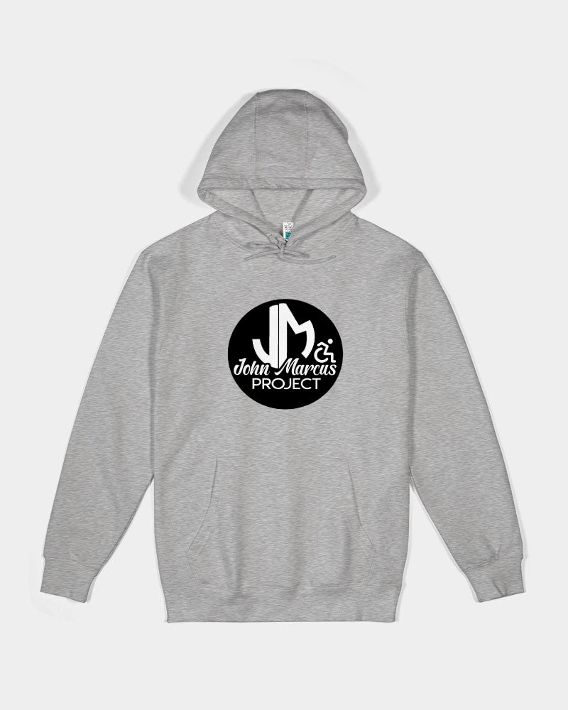 John Marcus - Black & White Unisex Premium Pullover Hoodie | Lane Seven