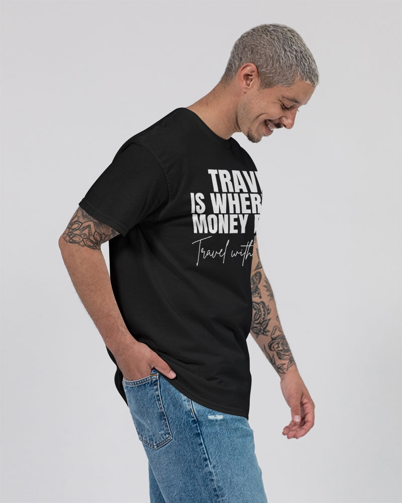 Travel is where the Money Resides - TWC Unisex Ultra Cotton T-Shirt | Gildan