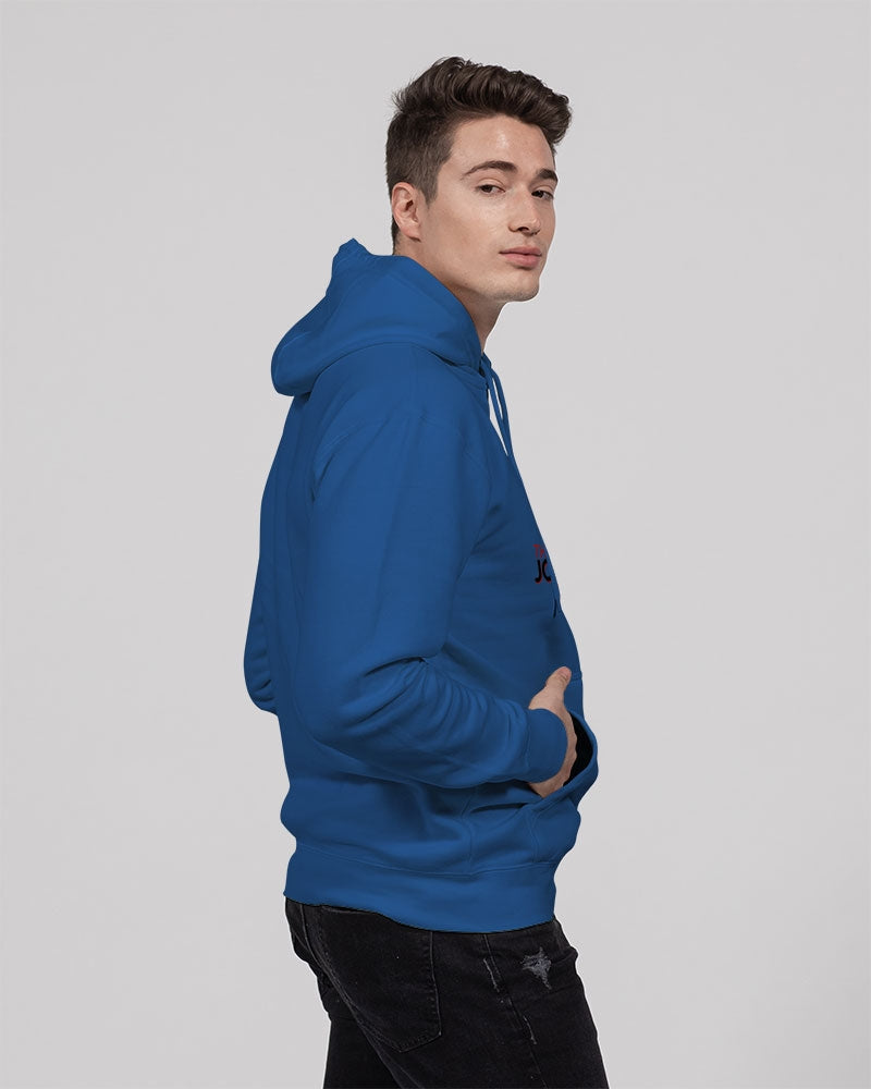 John Marcus - Black & Red Unisex Premium Pullover Hoodie | Lane Seven