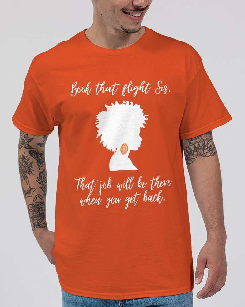 Book That Flight Sis. - Orange Unisex Ultra Cotton T-Shirt | Gildan