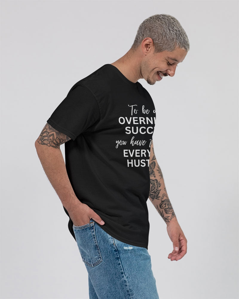 Success & Hustler - White Font Unisex Ultra Cotton T-Shirt | Gildan