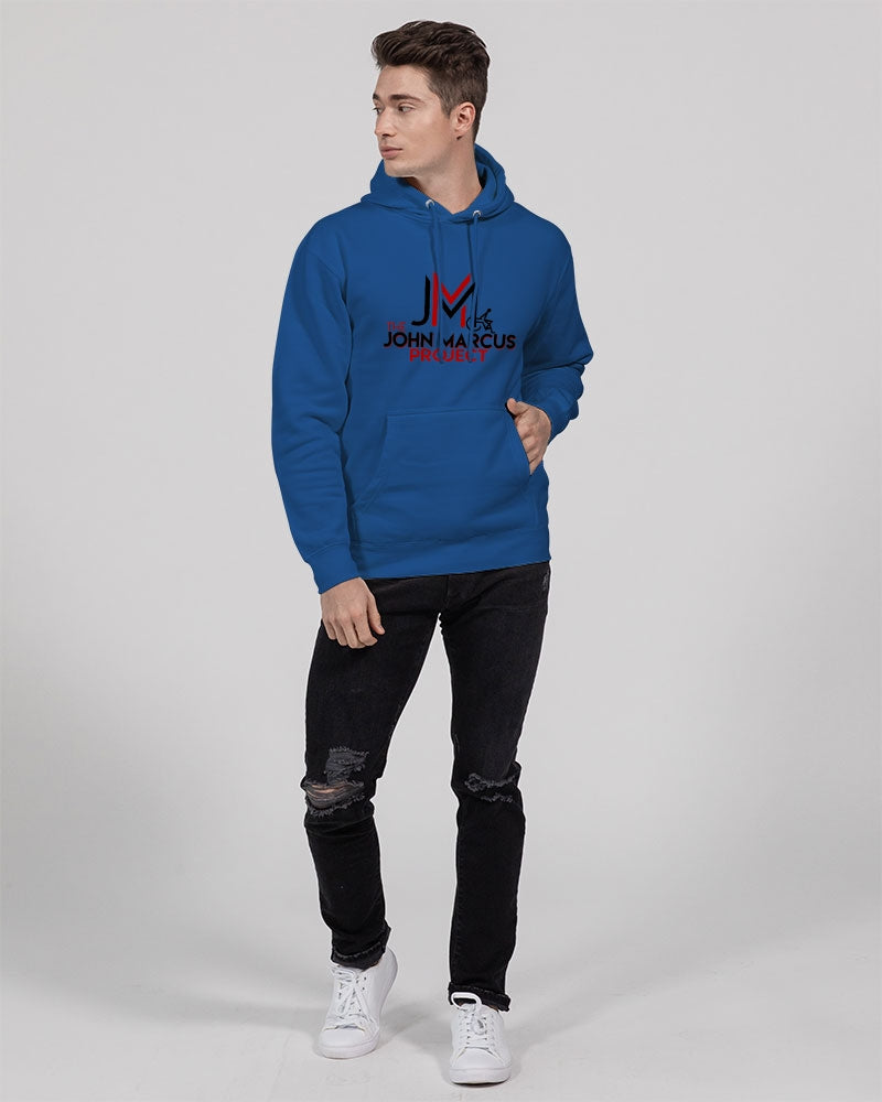 John Marcus - Black & Red Unisex Premium Pullover Hoodie | Lane Seven