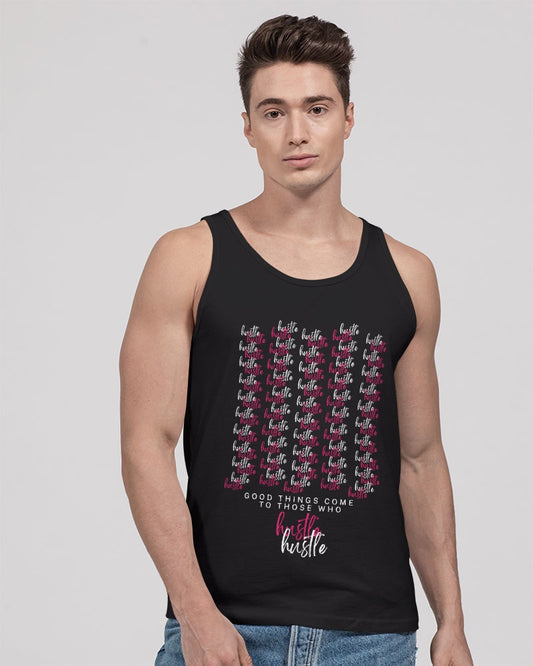 Good Things Come To Those Who Hustle - Tank Unisex Jersey Tank | Bella + Canvas