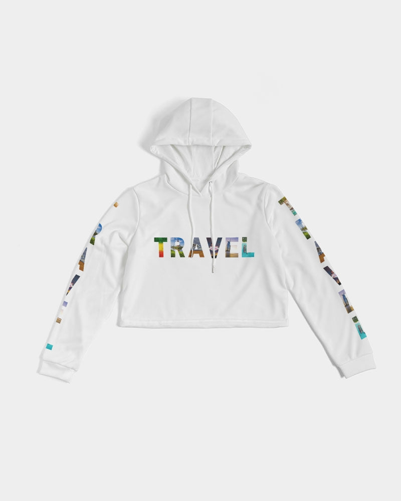 Travel - 1 Women's Cropped Hoodie