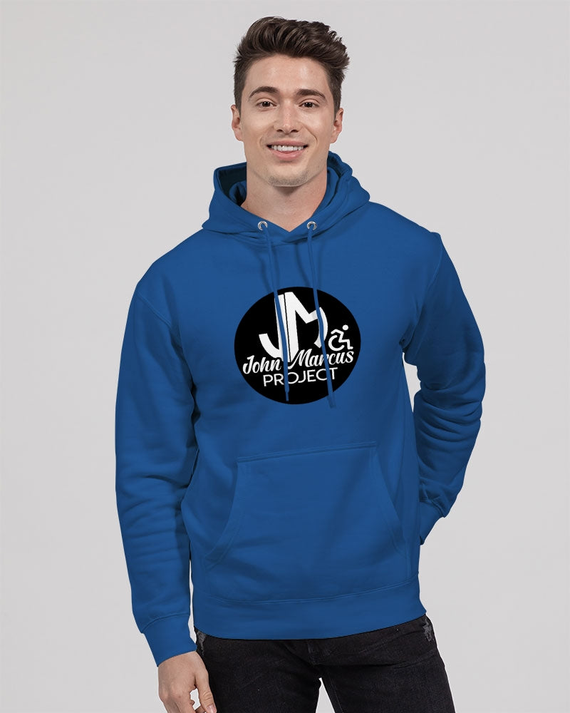 John Marcus - Black & White Unisex Premium Pullover Hoodie | Lane Seven