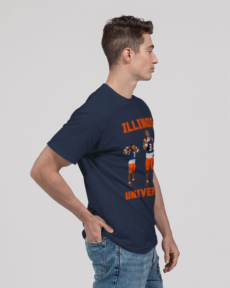 Illinois - 6 Front Unisex Heavy Cotton T-Shirt | Gildan