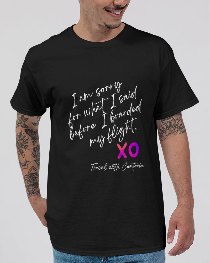 I'm Sorry - White Font Unisex Ultra Cotton T-Shirt | Gildan