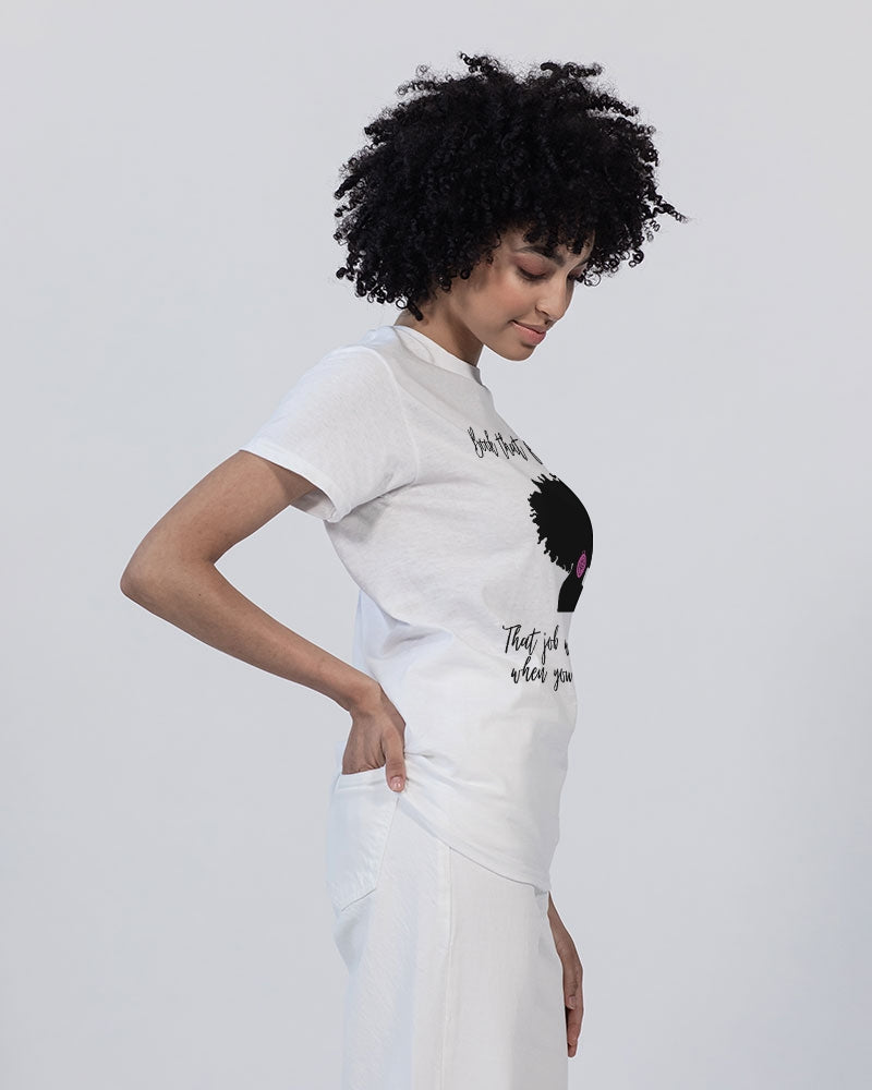 Book That Flight Sis. - Black Font Unisex Heavy Cotton T-Shirt | Gildan