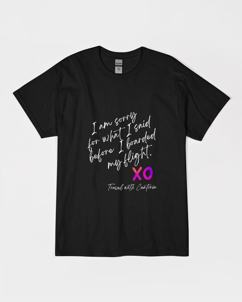 I'm Sorry - White Font Unisex Ultra Cotton T-Shirt | Gildan