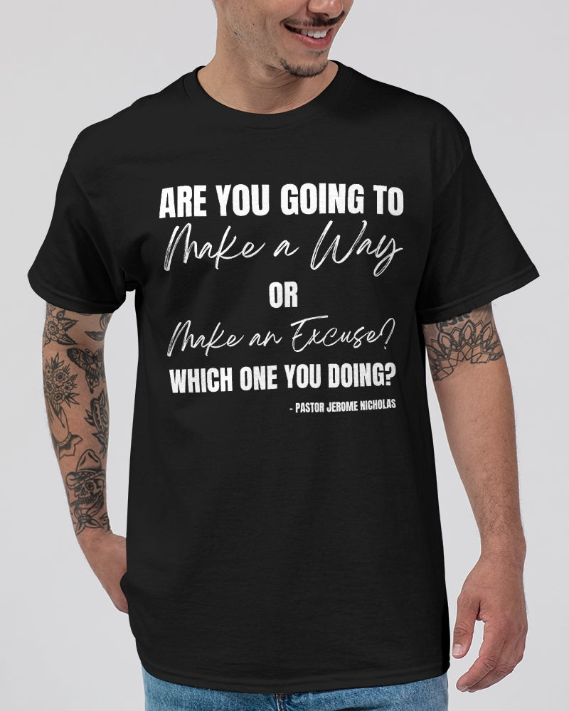 Make A Way - White Font Unisex Ultra Cotton T-Shirt | Gildan