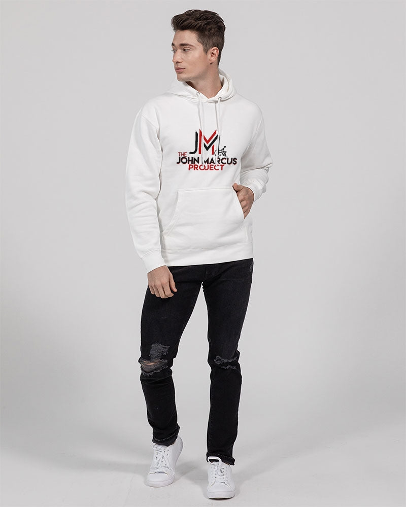 John Marcus - Black & Red Unisex Premium Pullover Hoodie | Lane Seven