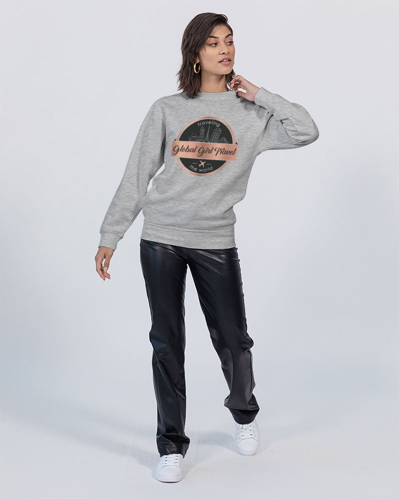 Global Girl Travel Unisex Premium Crewneck Sweatshirt | Lane Seven