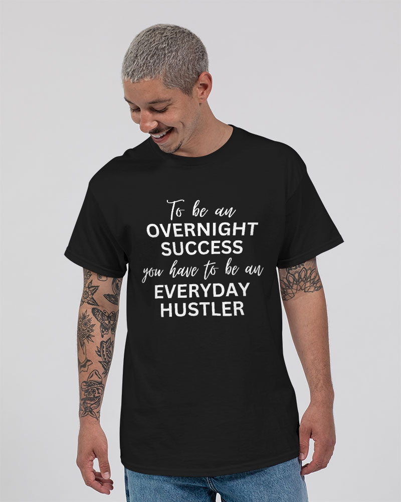 Success & Hustler - White Font Unisex Ultra Cotton T-Shirt | Gildan