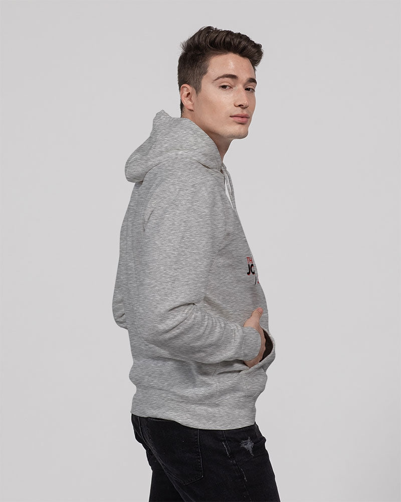 John Marcus - Black & Red Unisex Premium Pullover Hoodie | Lane Seven