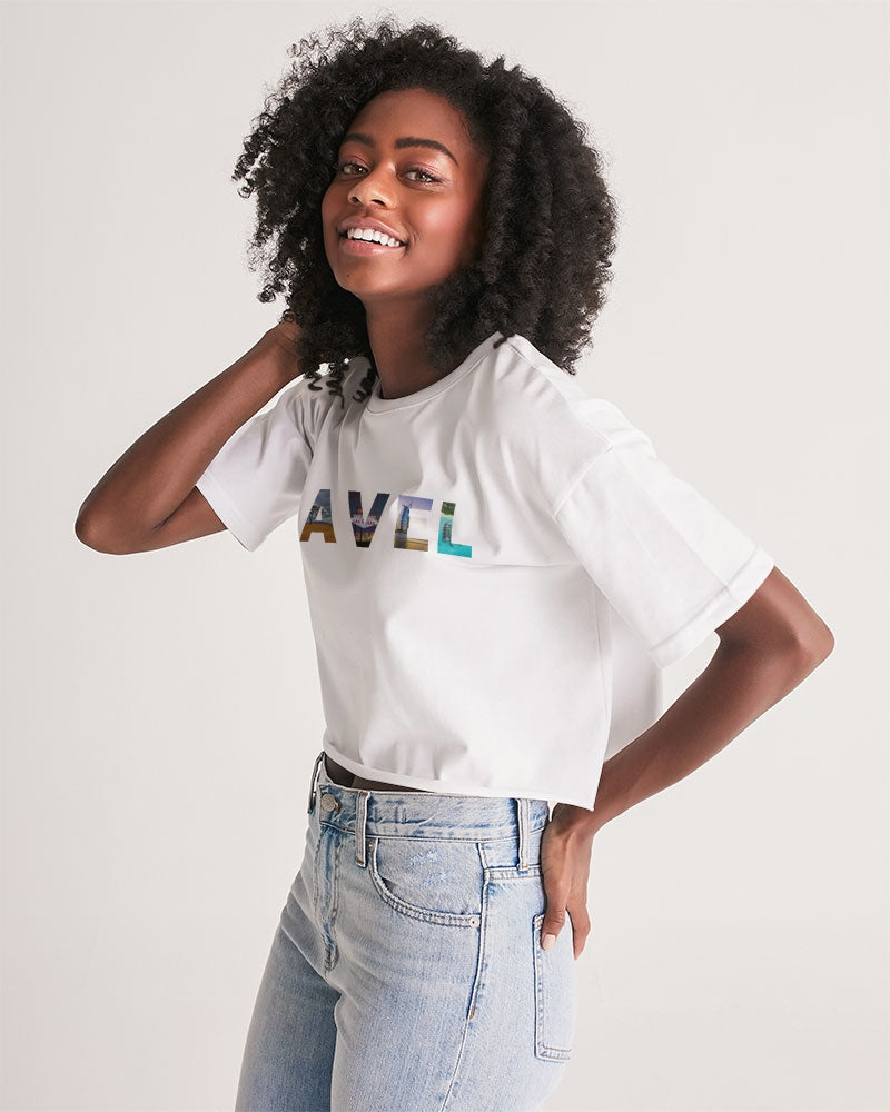 Travel Women's Lounge Cropped Tee