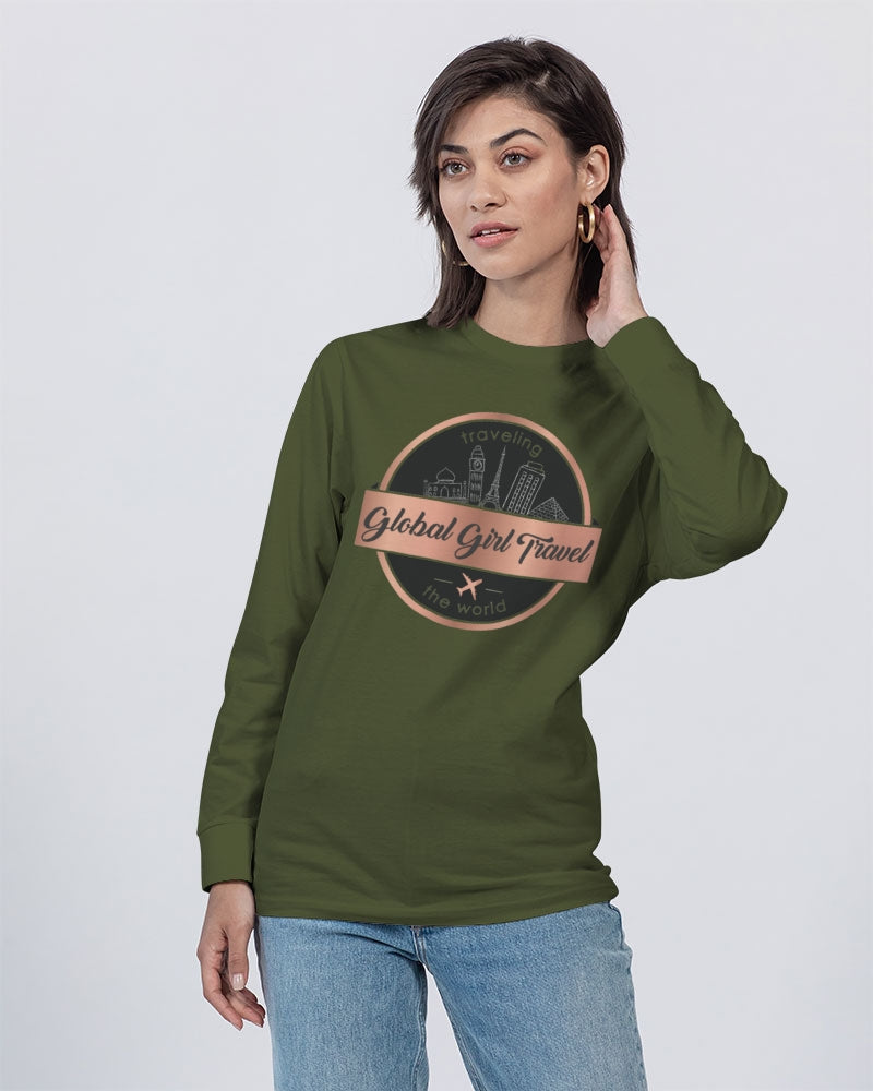 Global Girl Travel Unisex Long Sleeve Tee | Lane Seven
