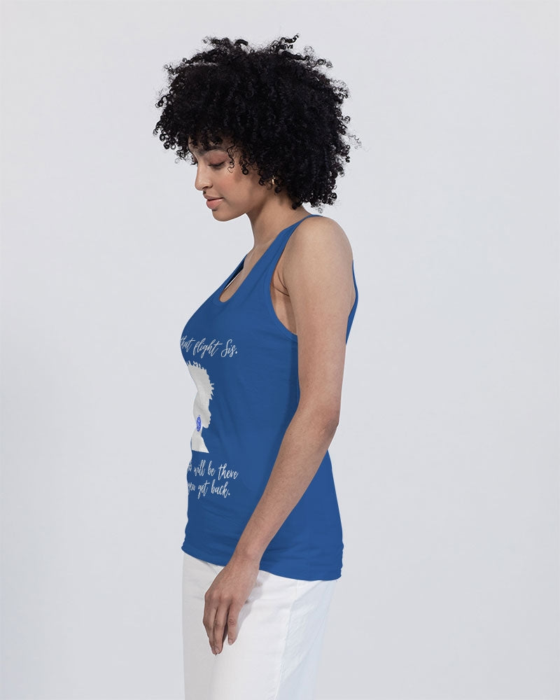 Book That Flight Sis. - Royal Unisex Jersey Tank | Bella + Canvas