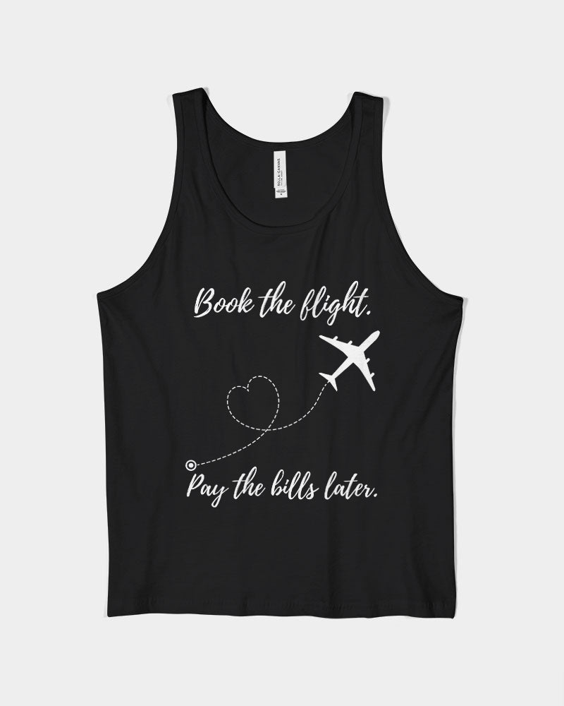 Book the Flight - 2 Unisex Jersey Tank | Bella + Canvas